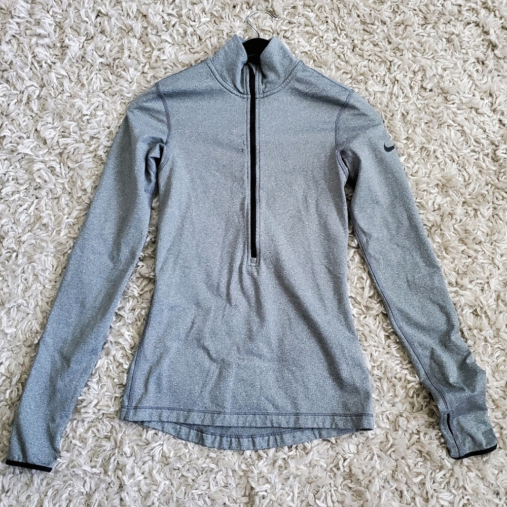 Nike Pro 1/2 zip running top.